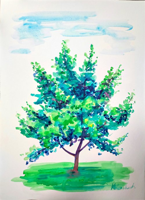 Summer tree. by Mag Verkhovets