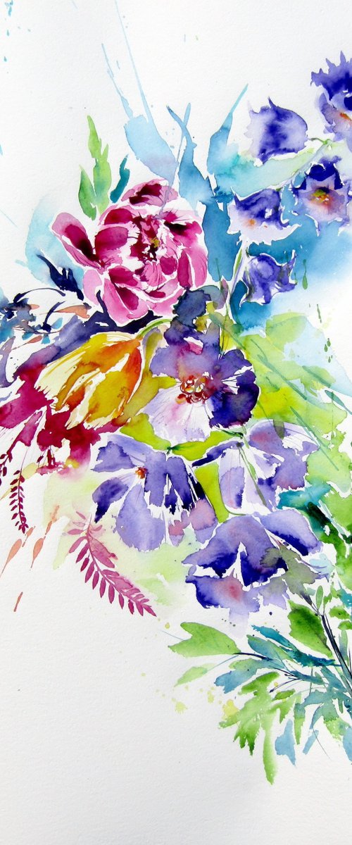 Colorful flowers by Kovács Anna Brigitta