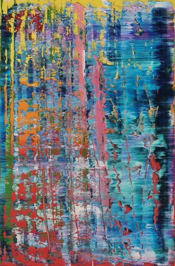 40x60 cm Abstract art Abstract landscape painting