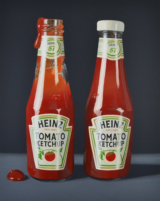 Ketchup bottles