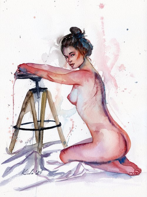 Nude woman by Tetiana Koda