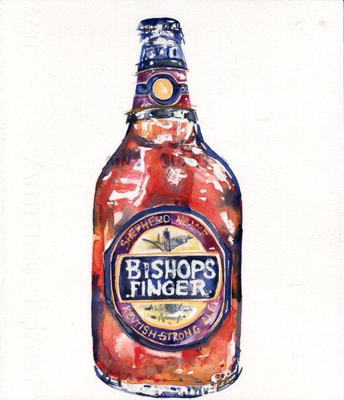 Shepherd Neame's Bishops Finger Beer Bottle by Hannah Clark