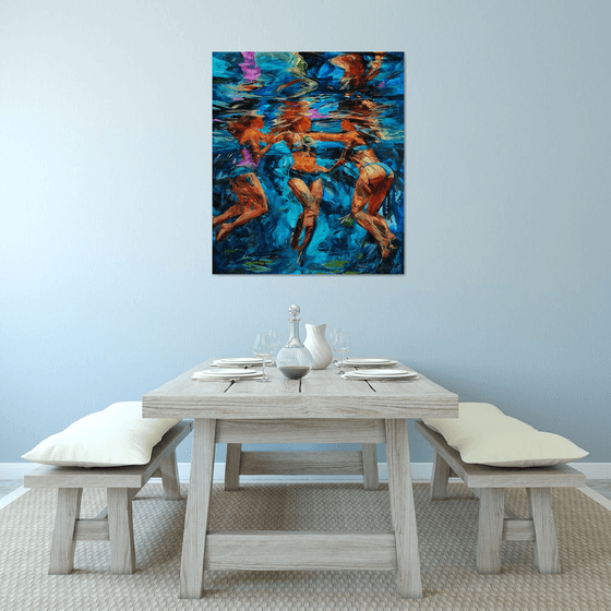 In the calm of the evening