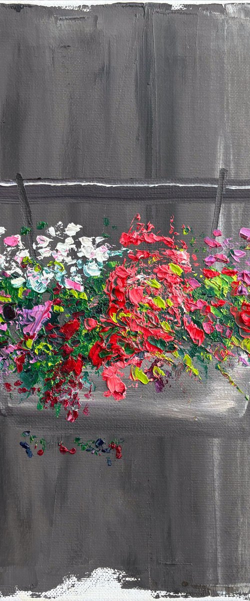 The flowers in the pot by Dmitry Fedorov
