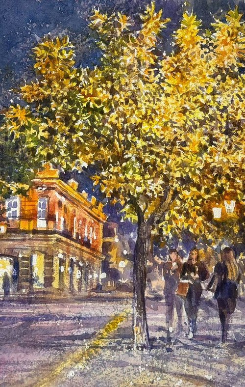 Light Autumn Evening by Peto Poghosyan