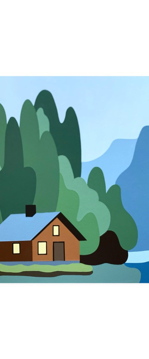 Lakeside Morning by Zoe  Hattersley