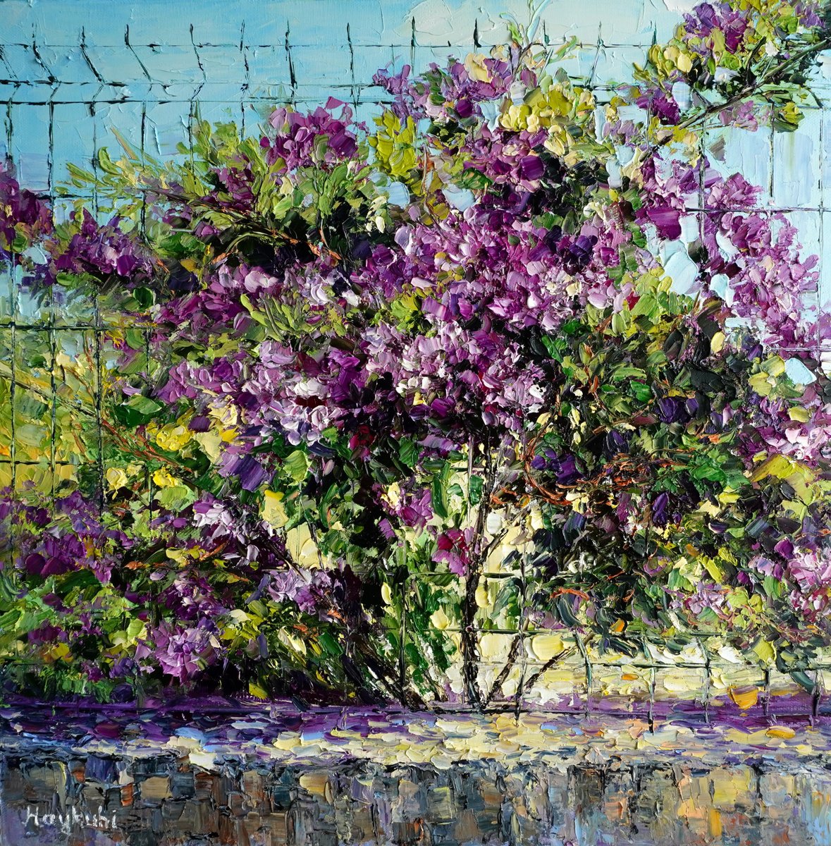 Whispers Of Spring By Haykuhi Khachatryan, 20 X 20, Artwork For Sale On Artfinder