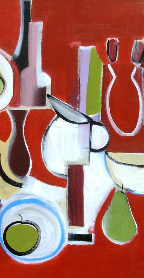 Red Still Life by Jan Rippingham