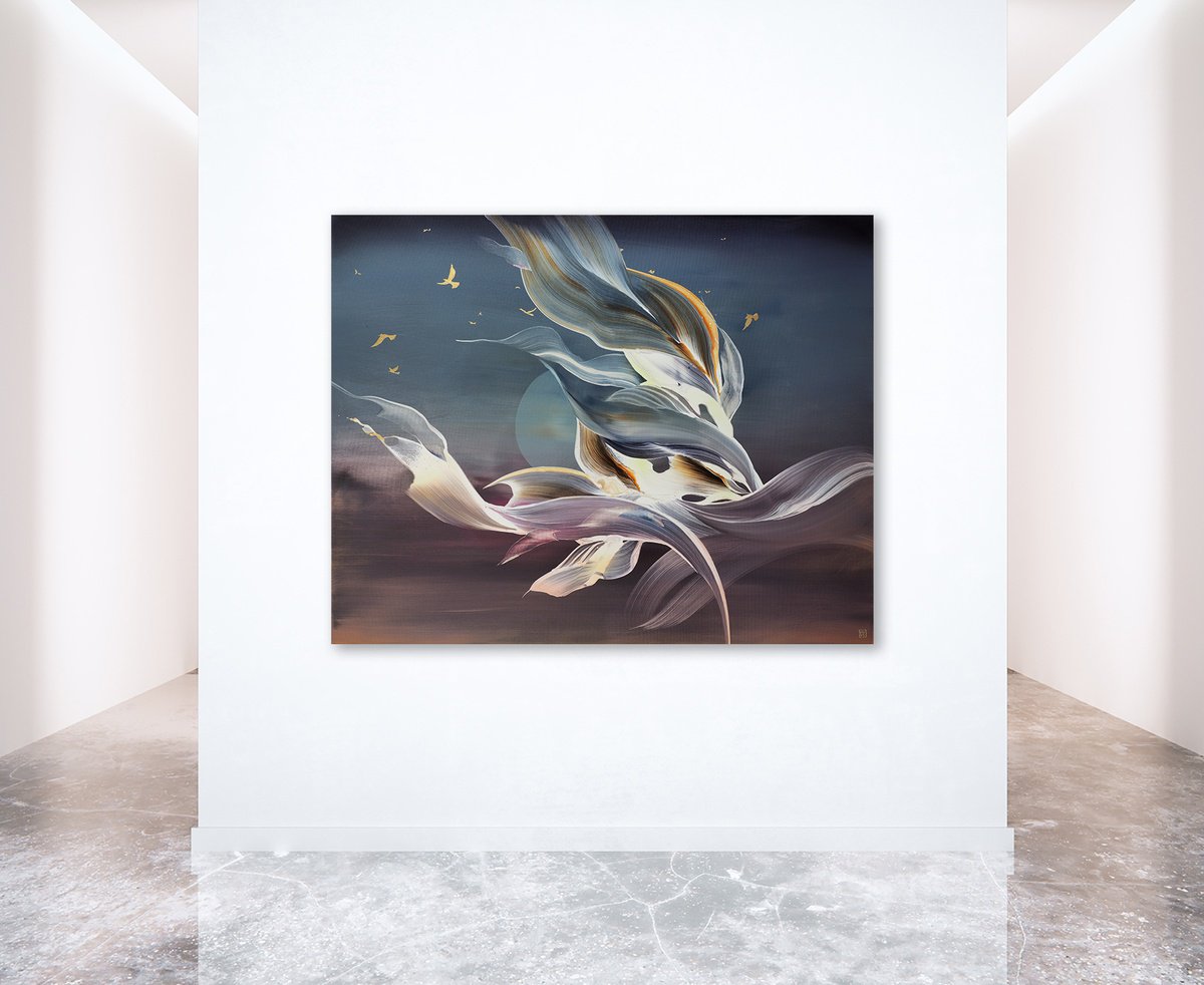 Cradled By Light *Reserved For Exhibition By Novi Lim, 60 X 48, Artwork For Sale On Artfinder