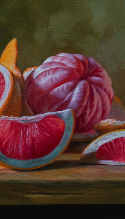 Still Life with Grapefruit/5 by Kolodyazhniy Sergey