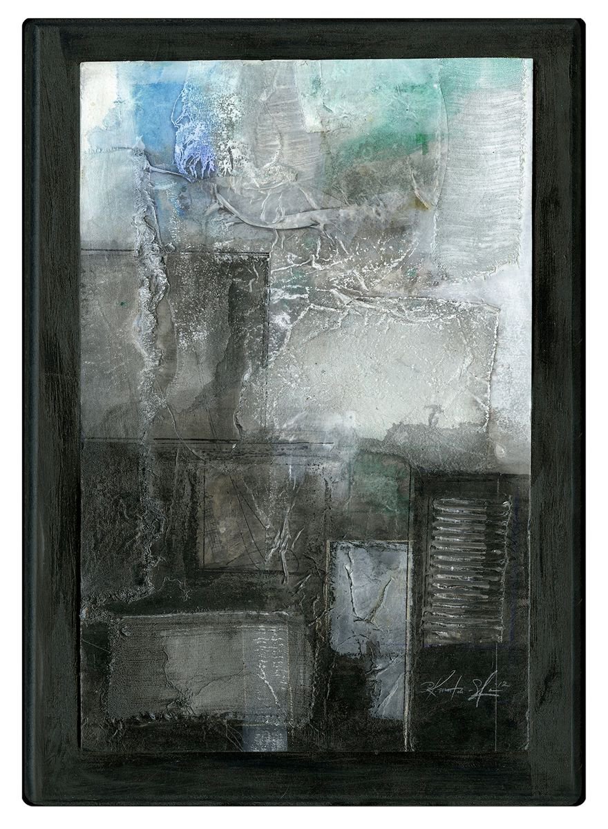 A Hidden Place, Mixed Media Abstract by Kathy Morton Stanion by Kathy Morton Stanion