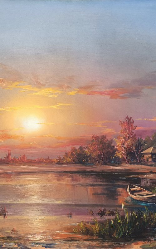 Picturesque Sunset by Mexak Xazaryan