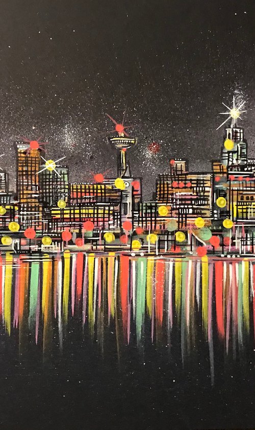 Liverpool Skyline by John Curtis
