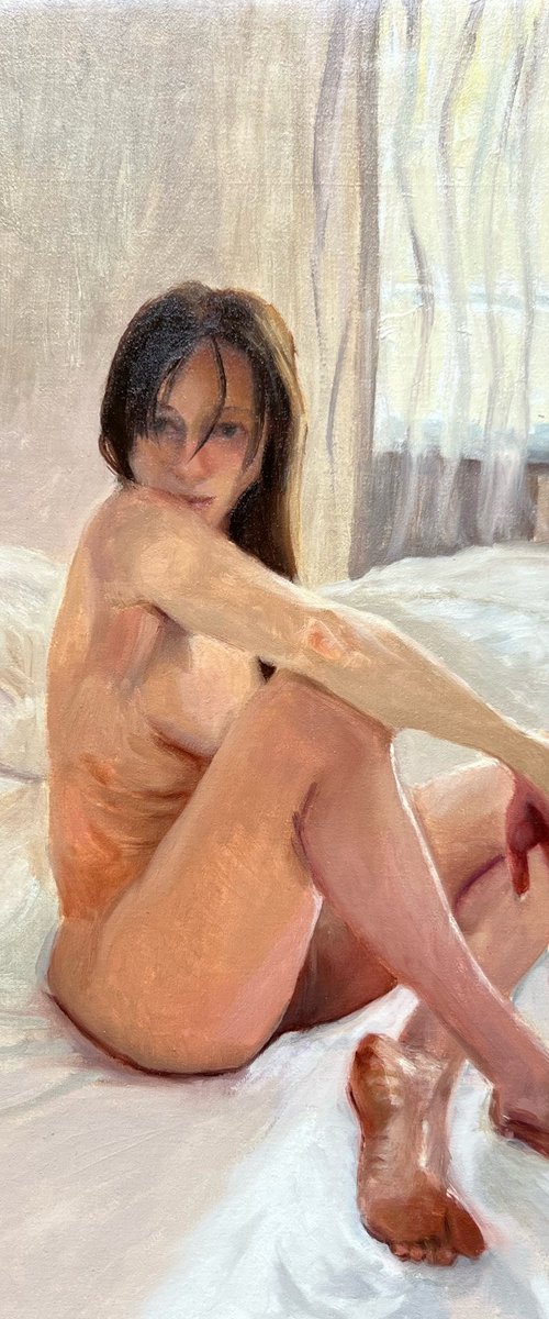 The Quiet Morning by Natela Krutii