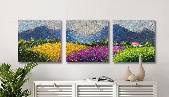 A Place Called Serenity - triptych