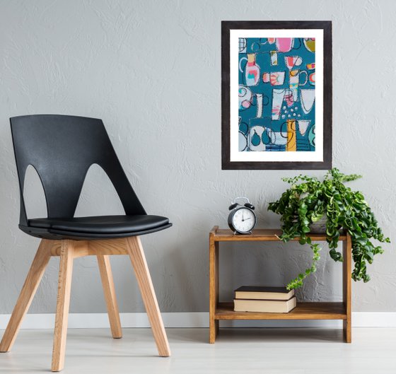 Still Life & Yellow Vase III