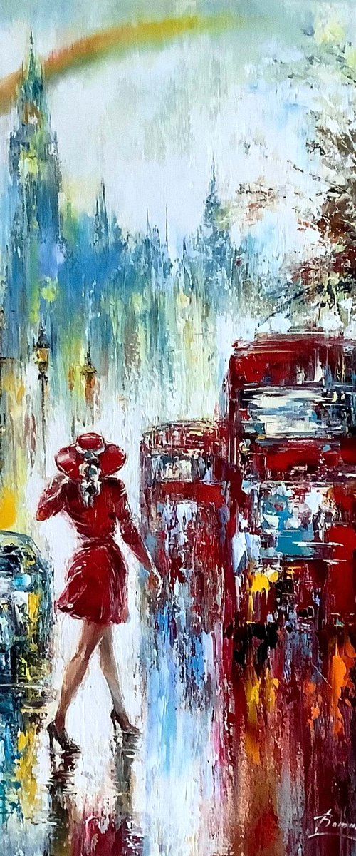 Rainbow in London by Olena  Romanenko