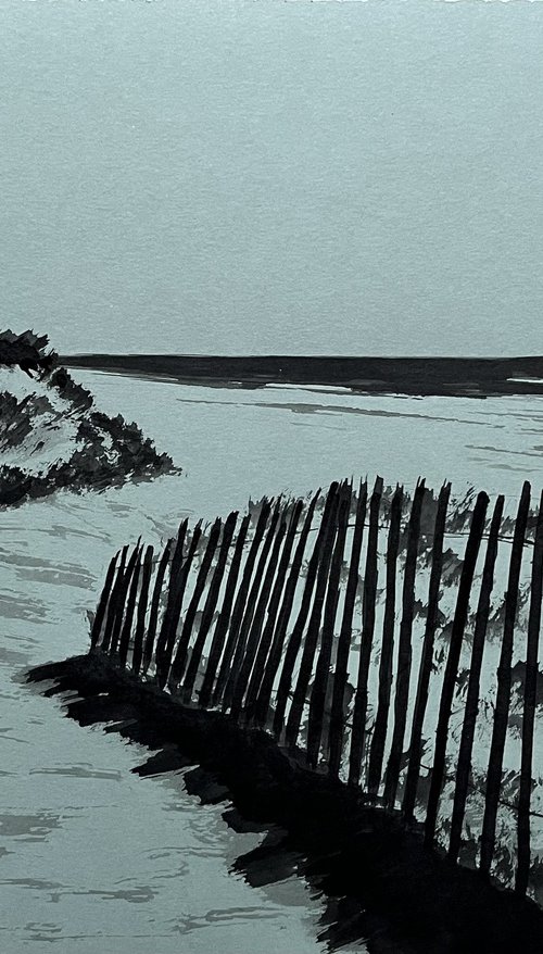 Plage landaise by Cadiou Frederic