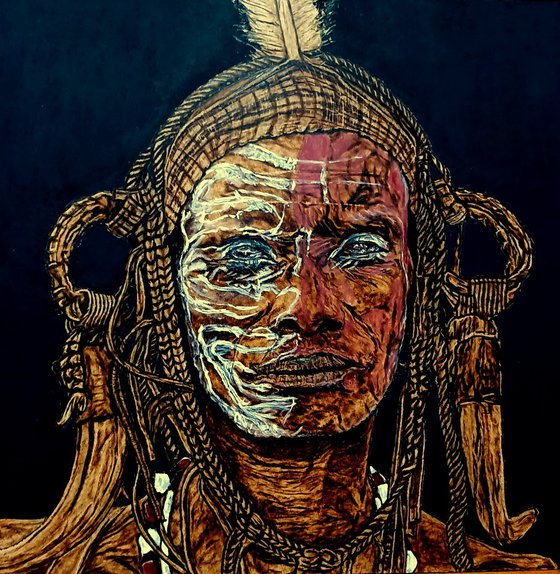 Mursi warrior (Ethiopia)