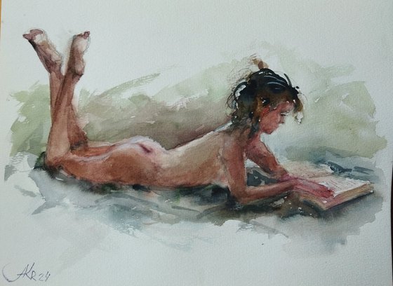 Nude woman