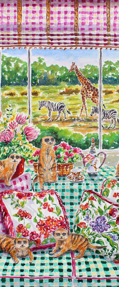 Meerkat Manor by Kristen Olson Stone
