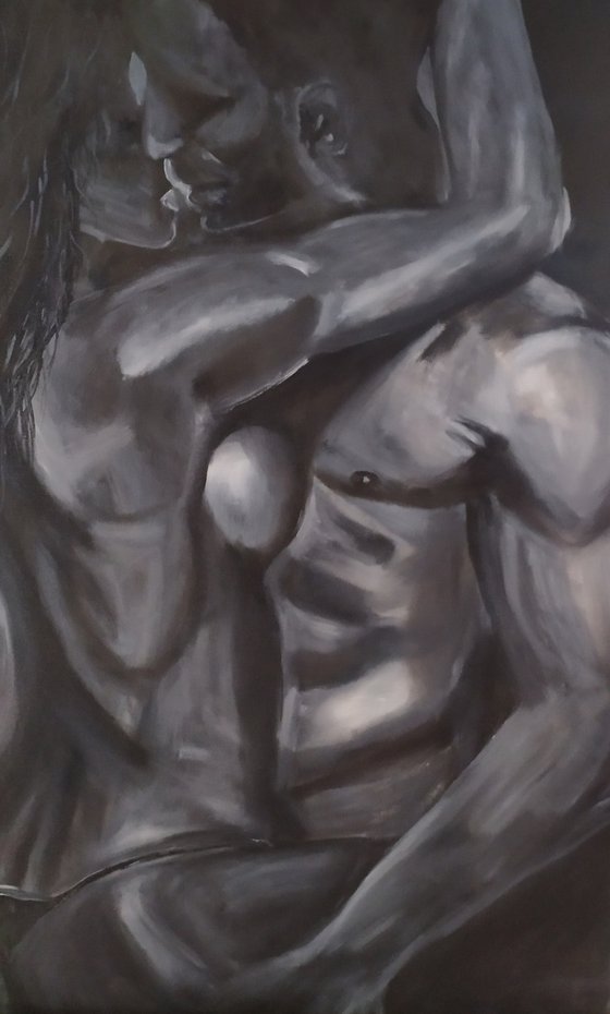 The charm of innocence, nude erotic oil painting, gift, art for home