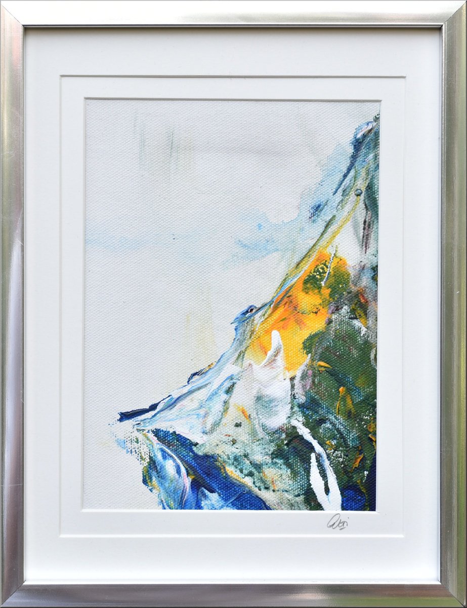 Edelgard Schroer | Original  Acrylic Painting | Flying Colors 2 | 20 X 26Cm | Artwork For Sale On Artfinder