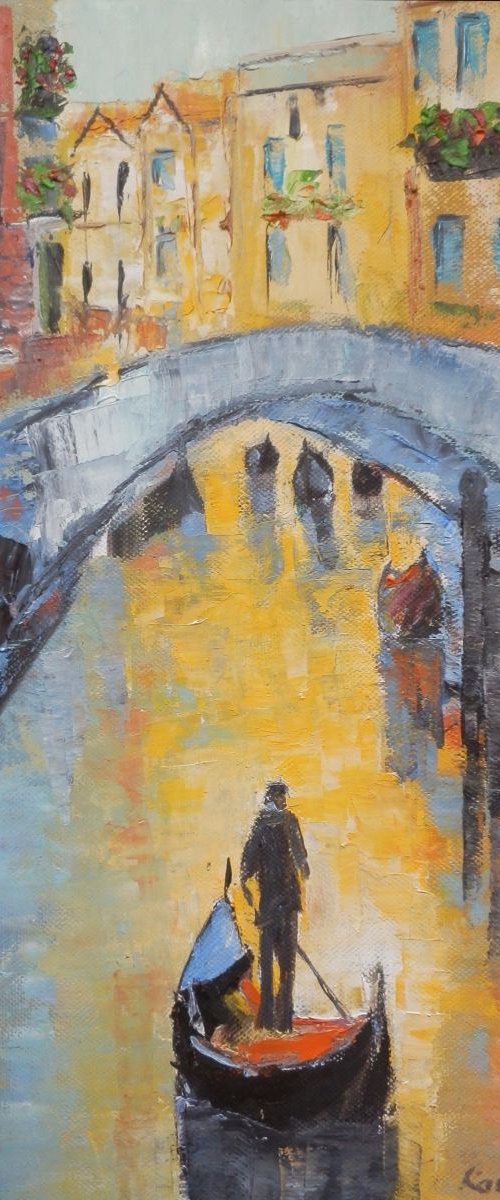 Venice canal by Maria Karalyos