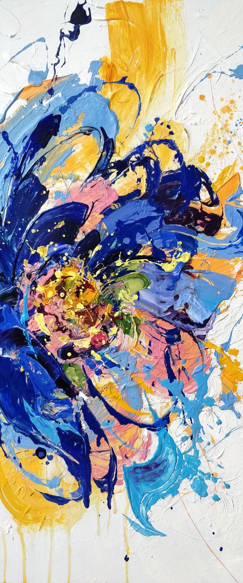 BLUE FLOWER by Anna Cher