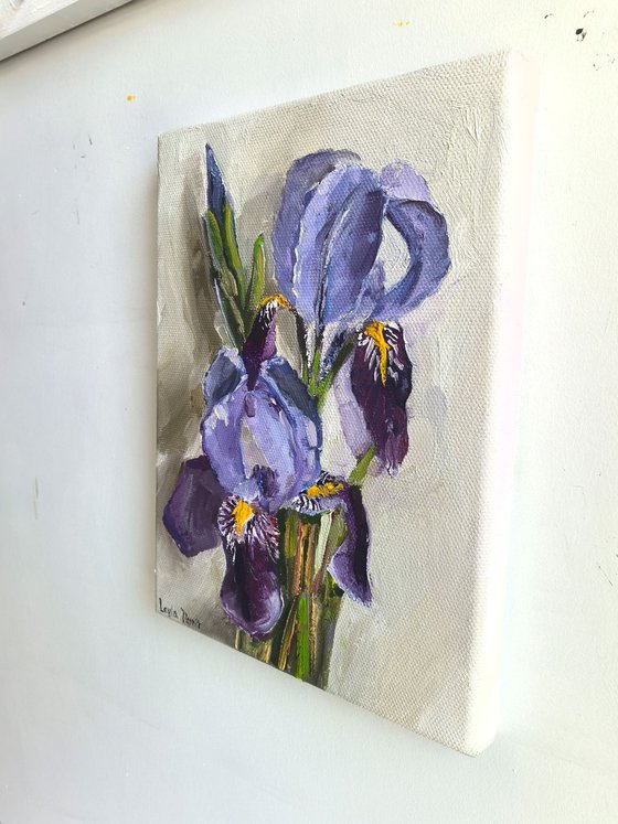 Purple irises