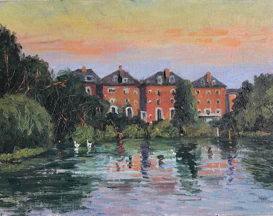 Hampstead Heath pond London