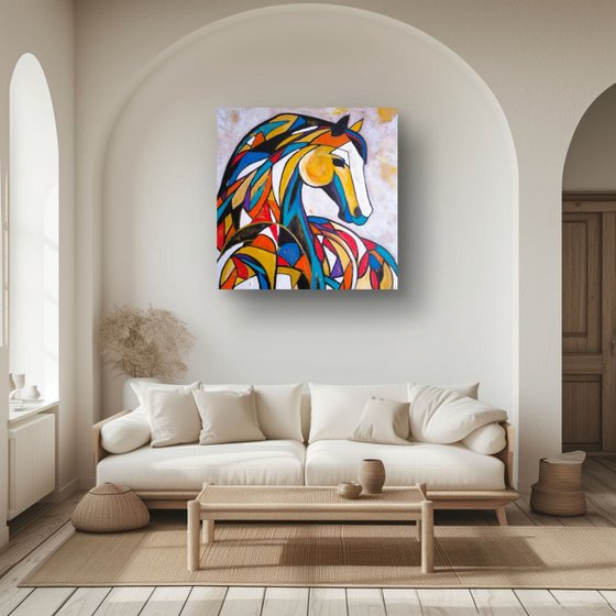 Mosaic Mustang