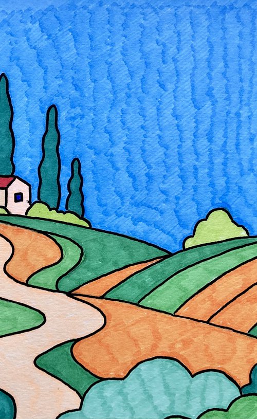 Dreaming Tuscany #12 by Marina Krylova