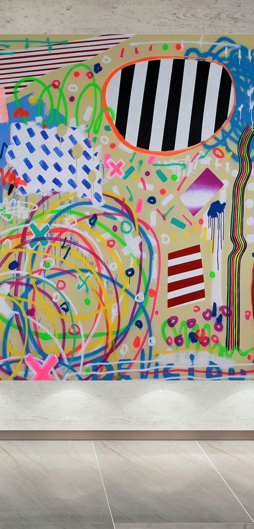 Pick & Mix 200 * 200 CM / 78,74 * 78,74 INCH by V. Lishko