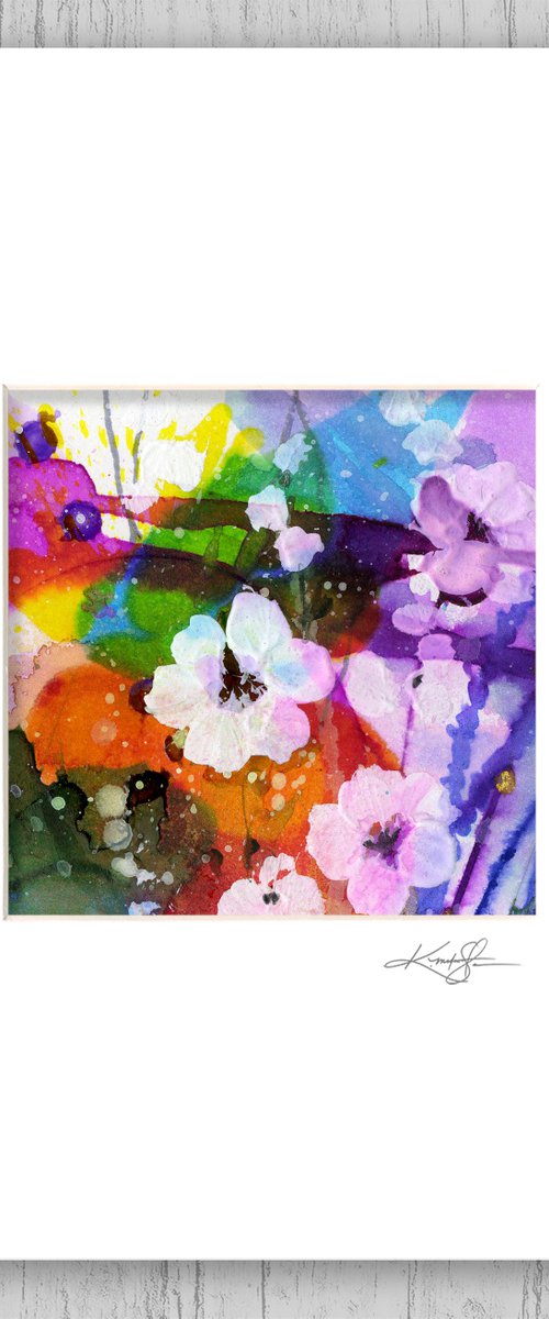 Floral Delight 39 - Floral Abstract Painting by Kathy Morton Stanion by Kathy Morton Stanion