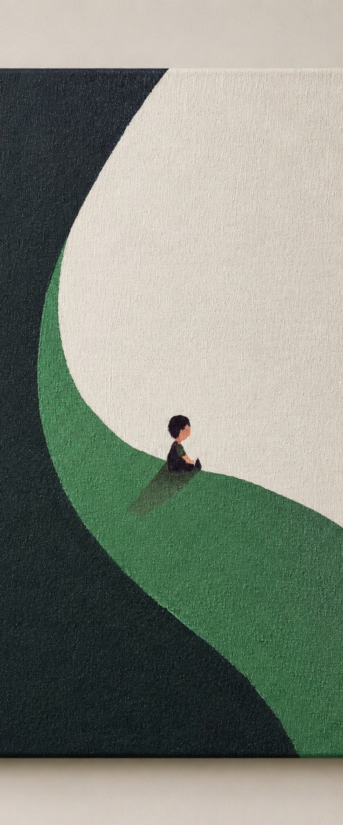 The Shape of Stillness-Ⅰ by Jane M.