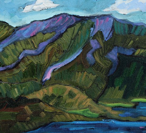 Blue Snowdon Lakes