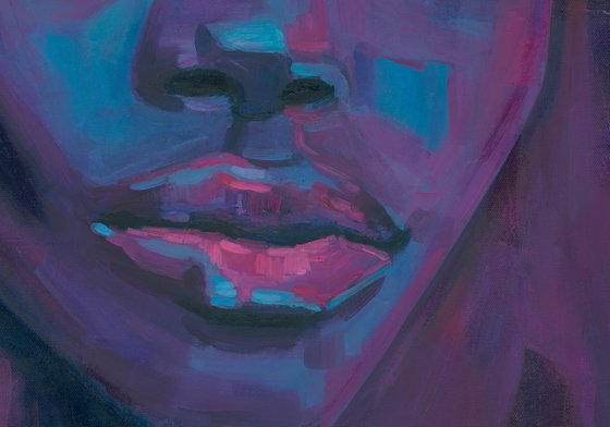 Afrocentric Dopamine Art — Purple