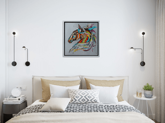 Fairy Horse (FRAMED 22,5' X 22,5')