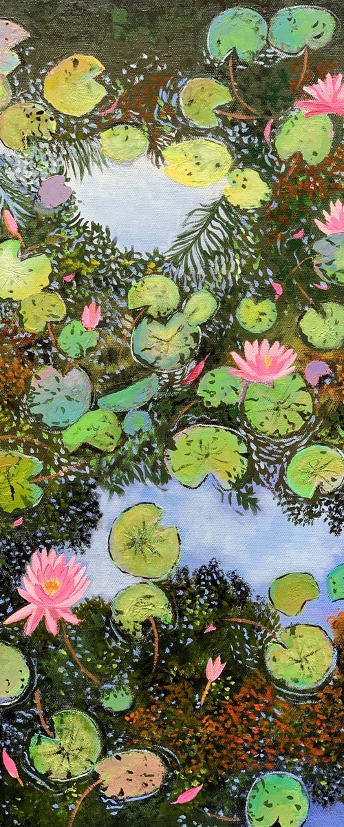Beautiful pond by Amita Dand