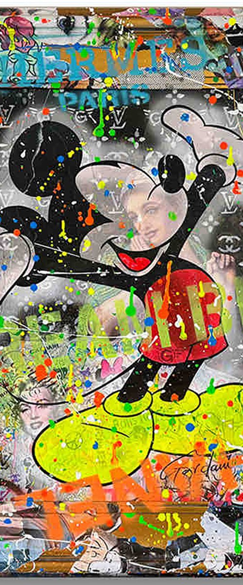 Mickey Always Dream Big by Gardani Art