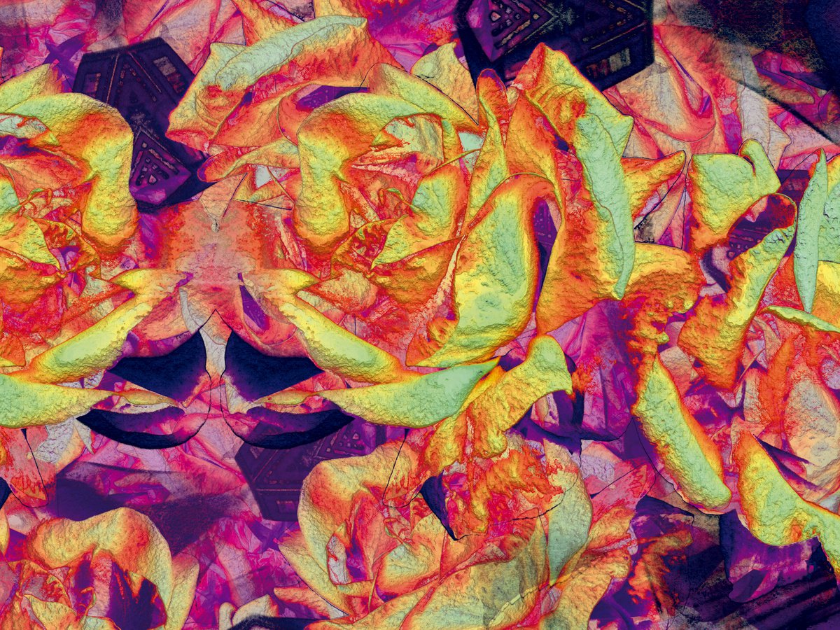 Abstract Botanical Print By Javier Diaz, 79 X 60, Tapices Iii, Original Artwork