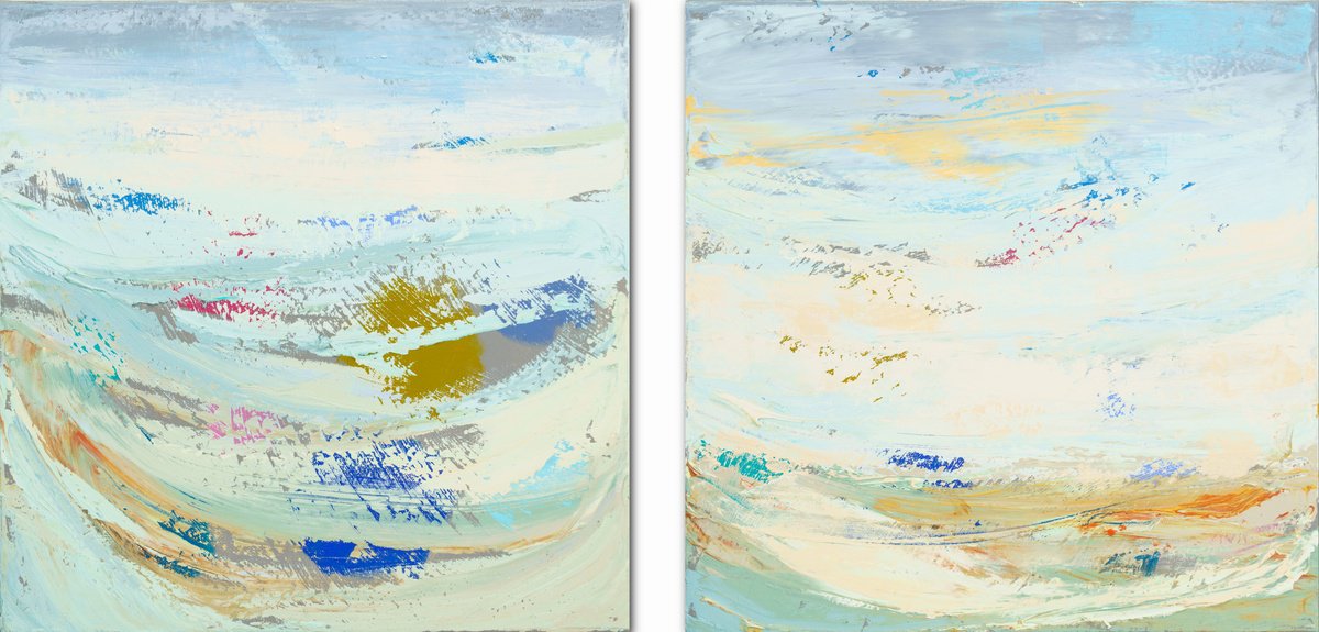 Diptych (emotional seascapes) by Susana Sancho Beltran