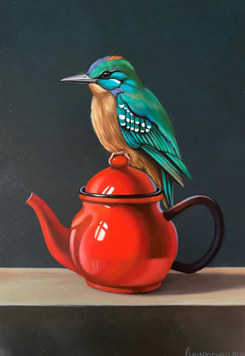 Photorealistic Still Life Oil Painting By Ara Gasparian, 9 X 14, Whispers Of Daybreak, Original Artwork