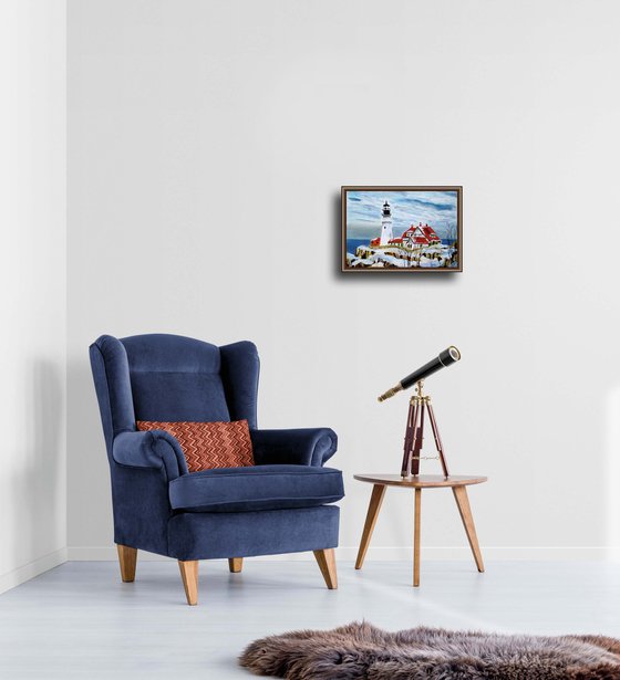 Red Roofs by the Sea