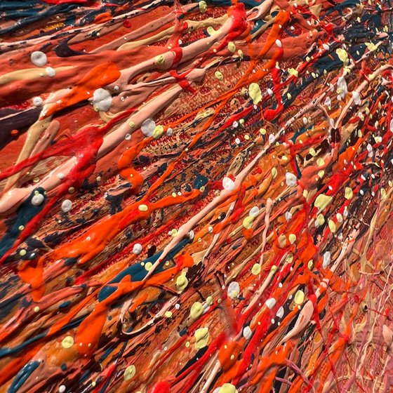 Flames of the Sky - triptych