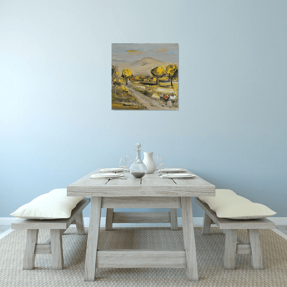 Autumn Road in the Foothills