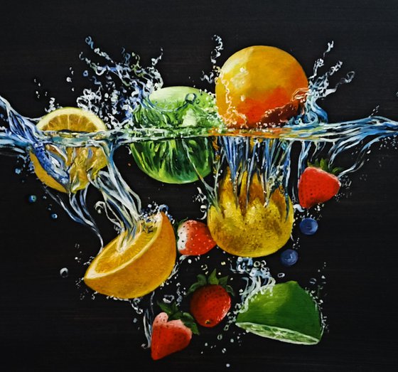 Still life in water