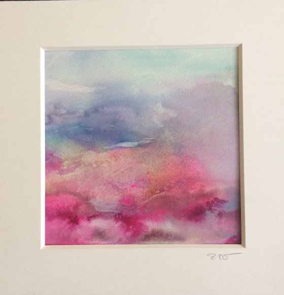 Loving Seas - Landscape Seascape Watercolor