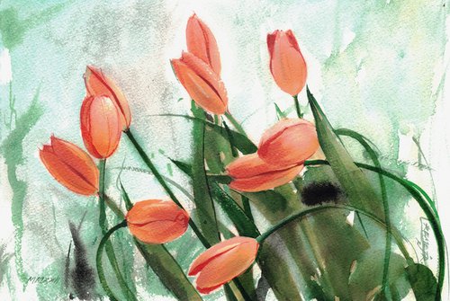 Flowers VI - Tulips by REME Jr.